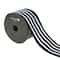 2.5" x 20ft. Black & White Stripes Wired Ribbon by Celebrate It® Halloween